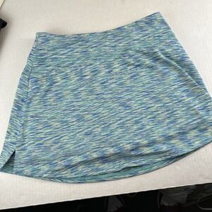 DSG Mid‎ Rise Skirt Youth Large 14 Mix Of Blue And Yellow Colors 738 New